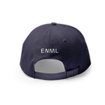 ENML Embroidered Dad Hat - Steel Blue back