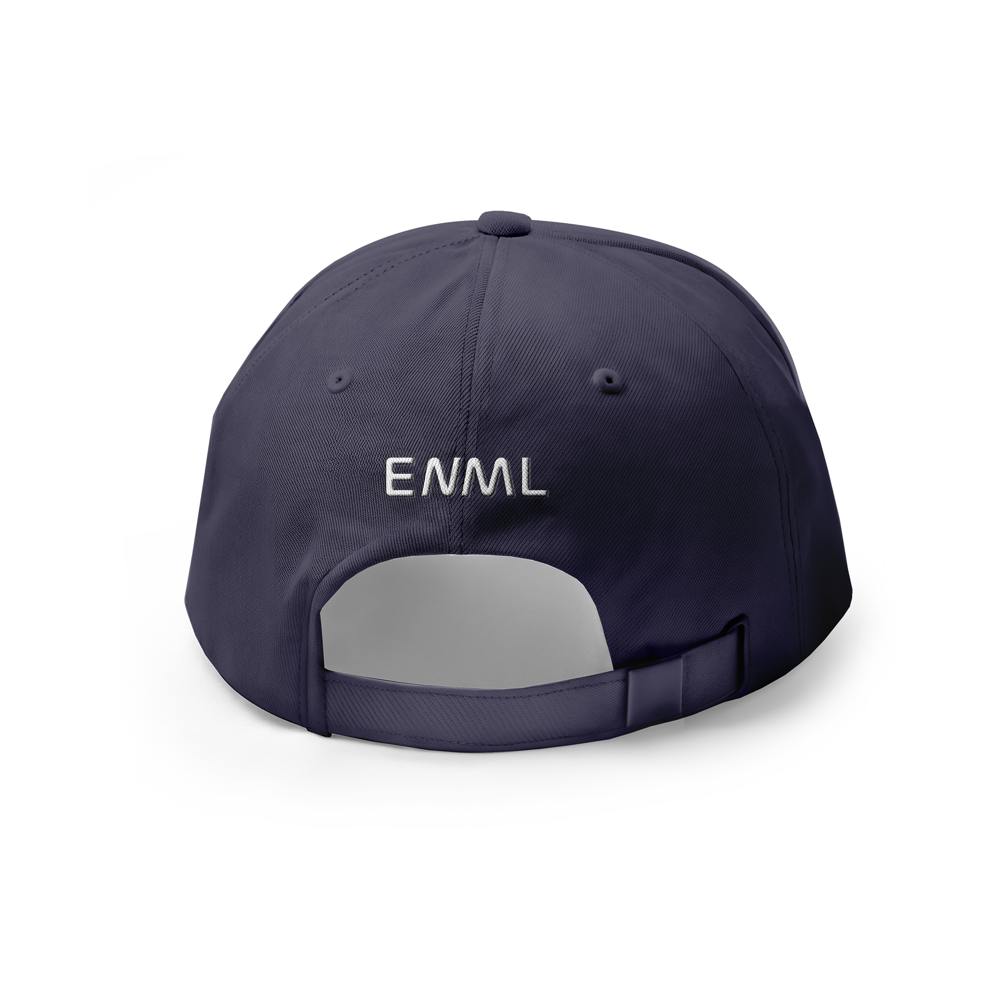 ENML Embroidered Dad Hat - Steel Blue back