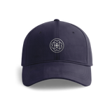 ENML Embroidered Dad Hat - Steel Blue front