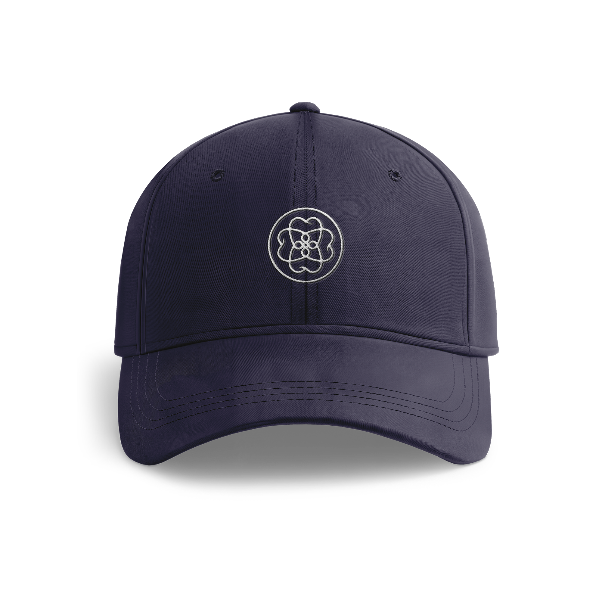 ENML Embroidered Dad Hat - Steel Blue front