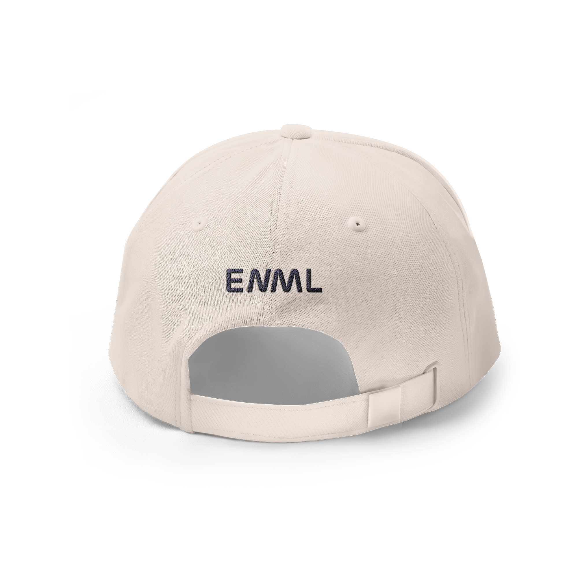 ENML Embroidered Dad Hat - Pastel Cream back