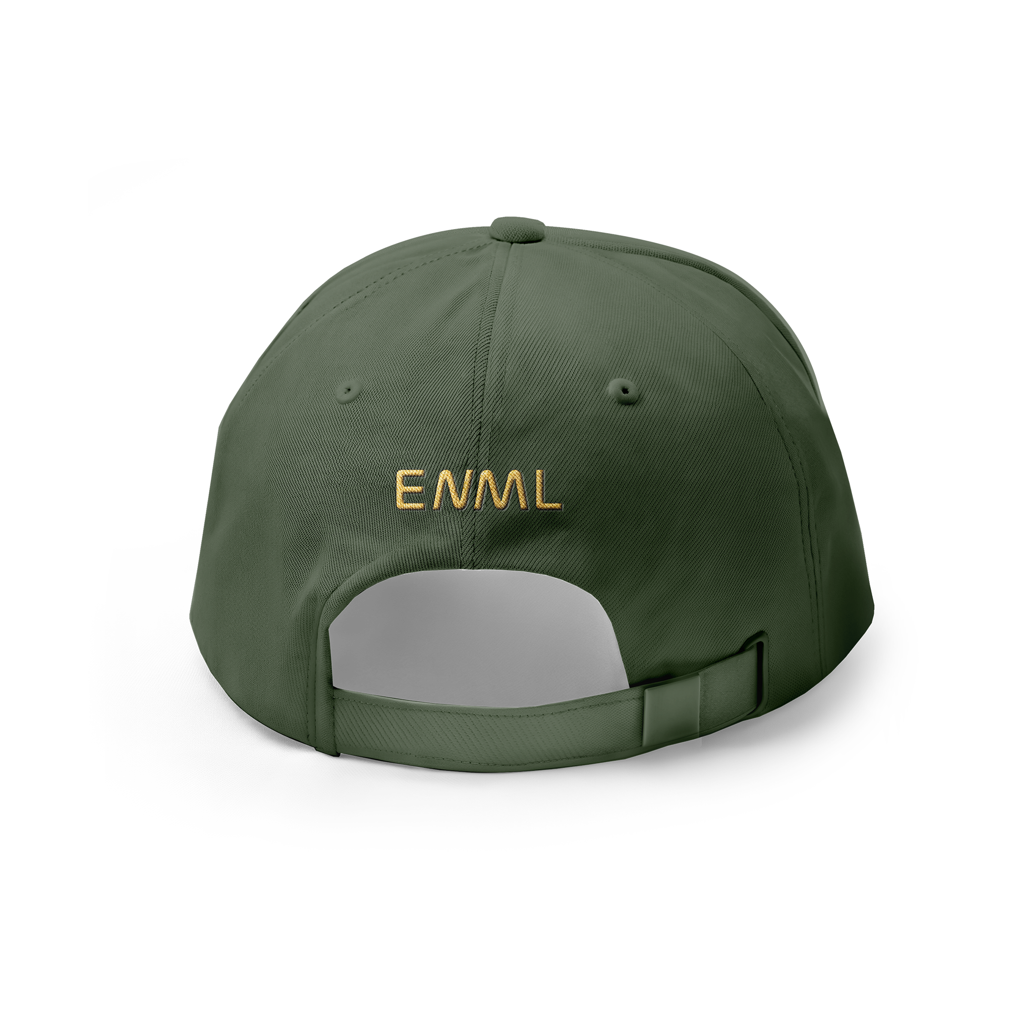 ENML Embroidered Dad Hat - Forest Green back