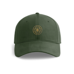 ENML Embroidered Dad Hat - Forest Green front