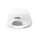 ENML Embroidered Dad Hat - White back