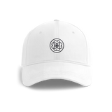 ENML Embroidered Dad Hat - White front