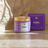 ENML Lavender Toothpaste Tablets jar and box lifestyle shot - soothing lavender fluoride-free premium oral care