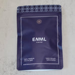ENML Premium Collagen Mouth Tape packaging detail - dentist-designed with ENML signature pattern
